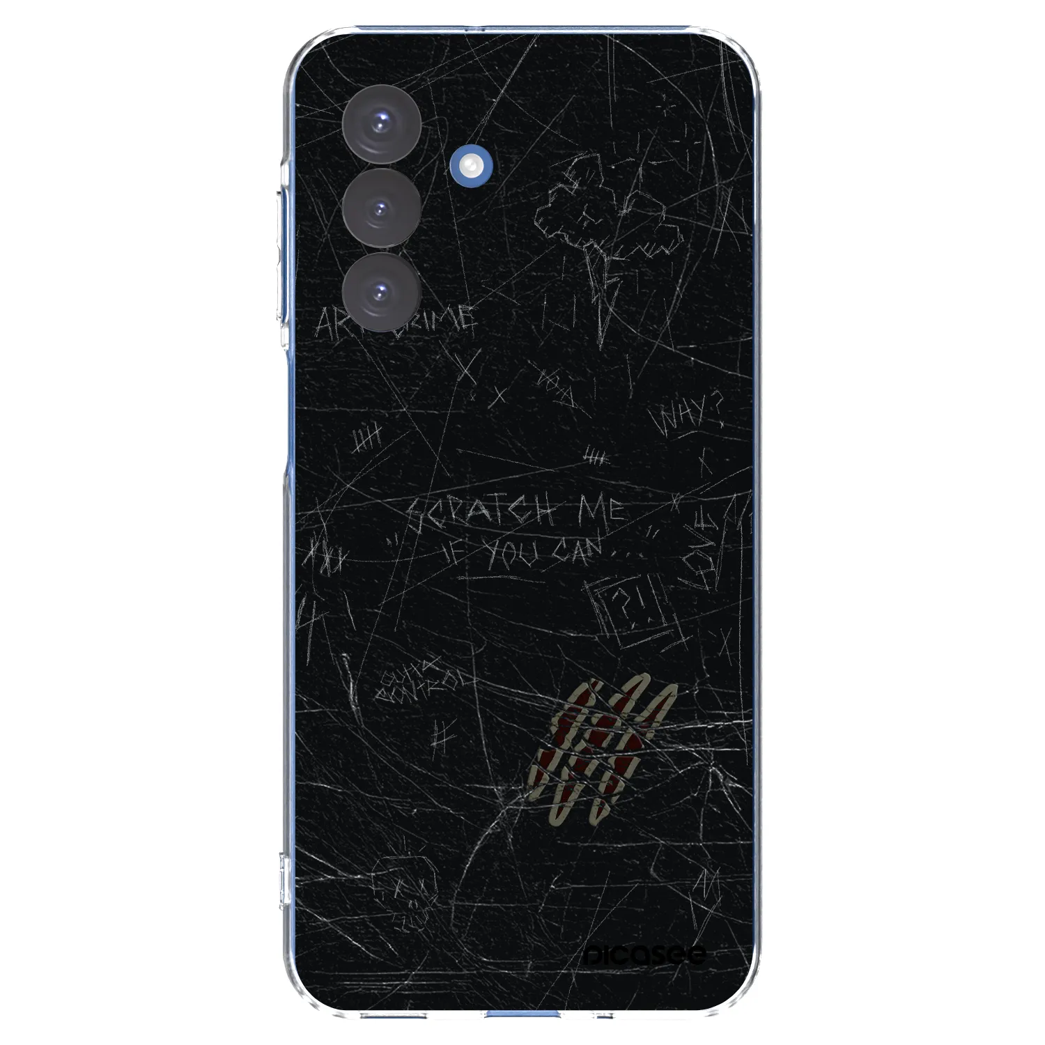 Picasee átlátszó szilikon tok az alábbi mobiltelefonokra Samsung Galaxy A17 5G - SCRATCH