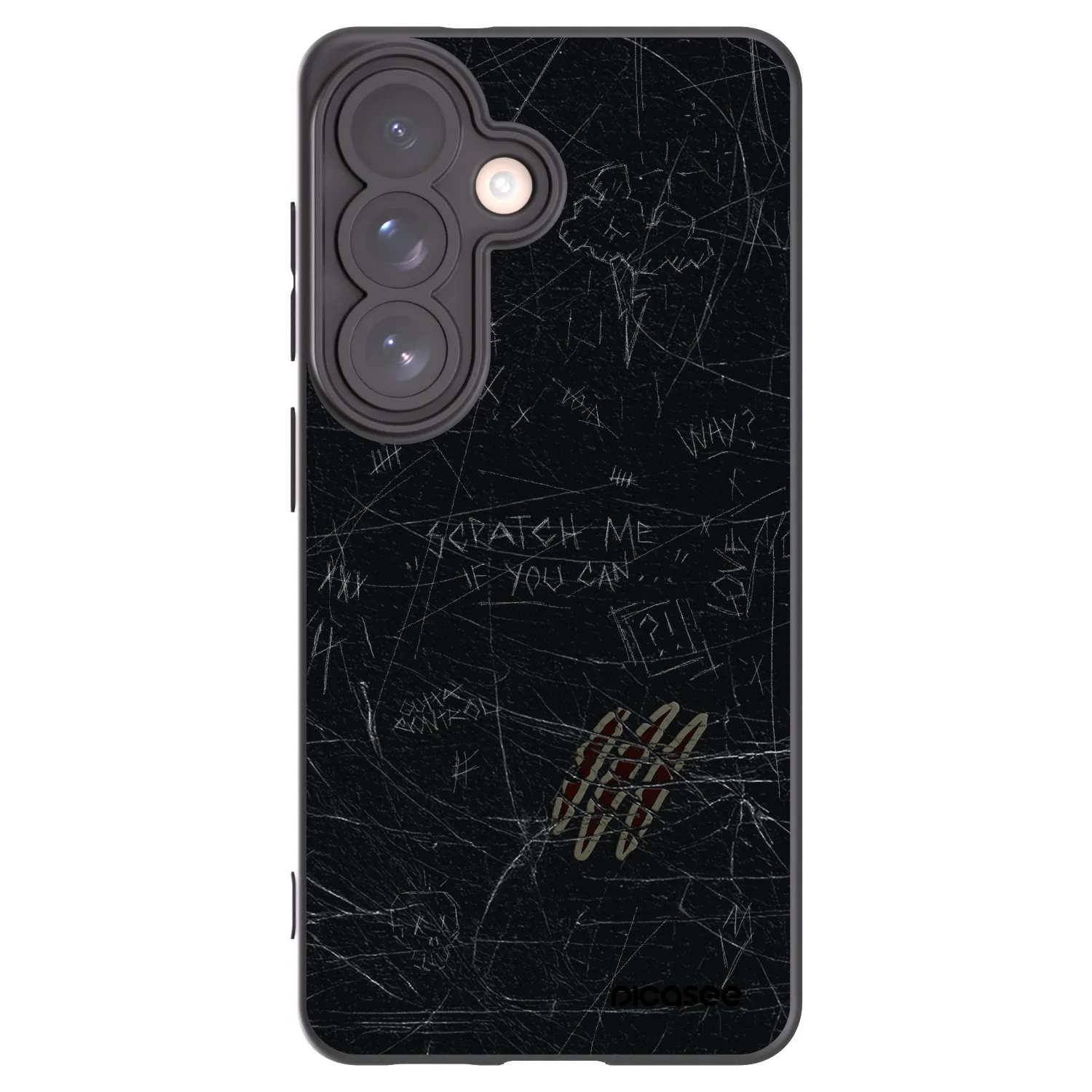 Picasee fekete szilikon tok az alábbi mobiltelefonokra Samsung Galaxy S26 - SCRATCH