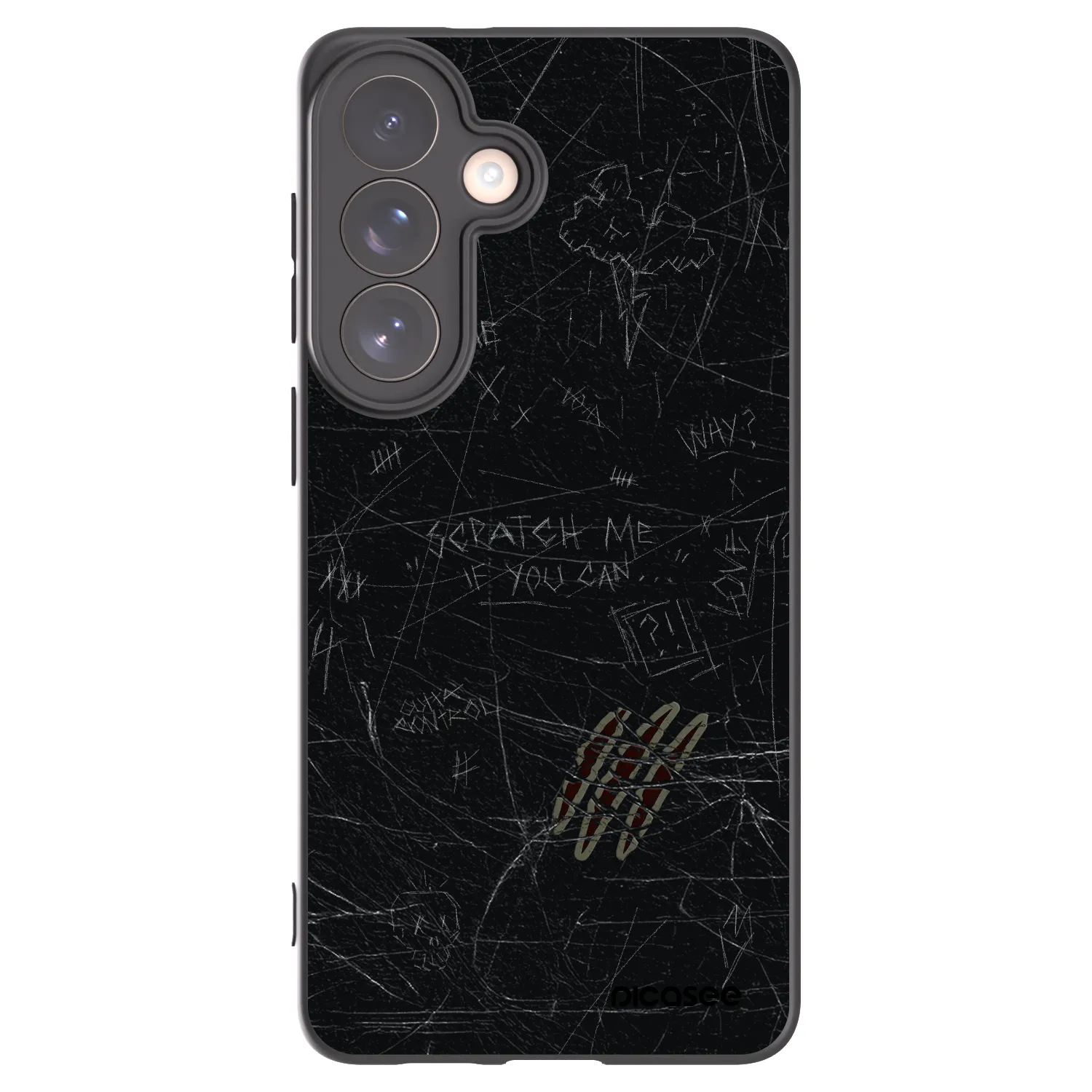 Picasee fekete szilikon tok az alábbi mobiltelefonokra Samsung Galaxy S26+ - SCRATCH