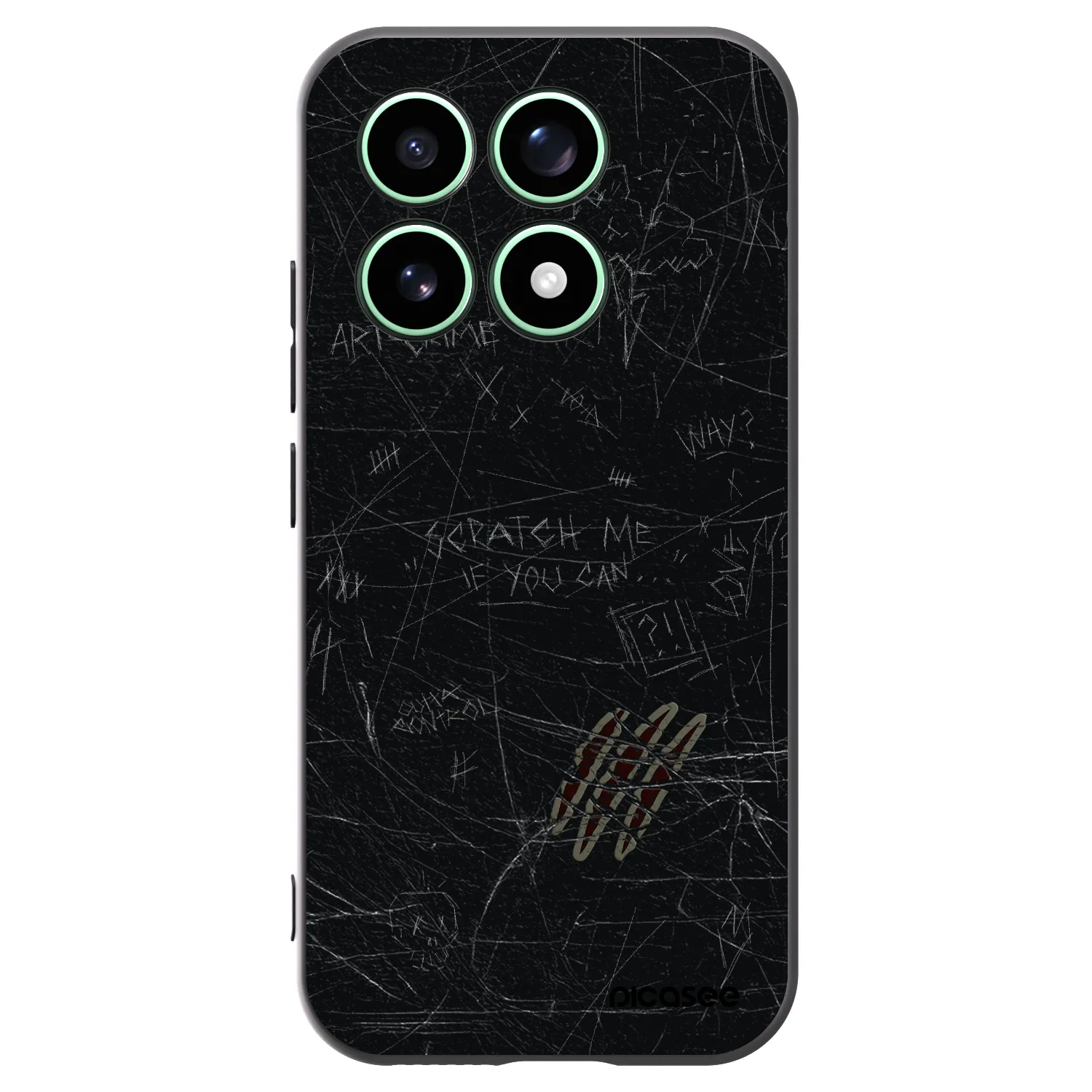 Picasee fekete szilikon tok az alábbi mobiltelefonokra Xiaomi 17 - SCRATCH