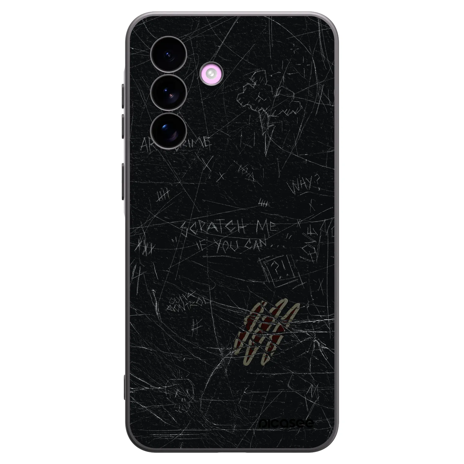 Picasee fekete szilikon tok az alábbi mobiltelefonokra Samsung Galaxy A57 5G - SCRATCH