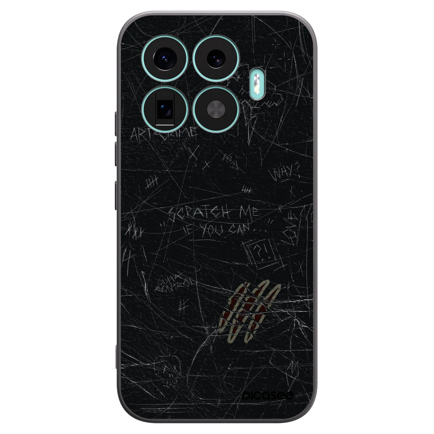 Picasee fekete szilikon tok az alábbi mobiltelefonokra Xiaomi 17T - SCRATCH