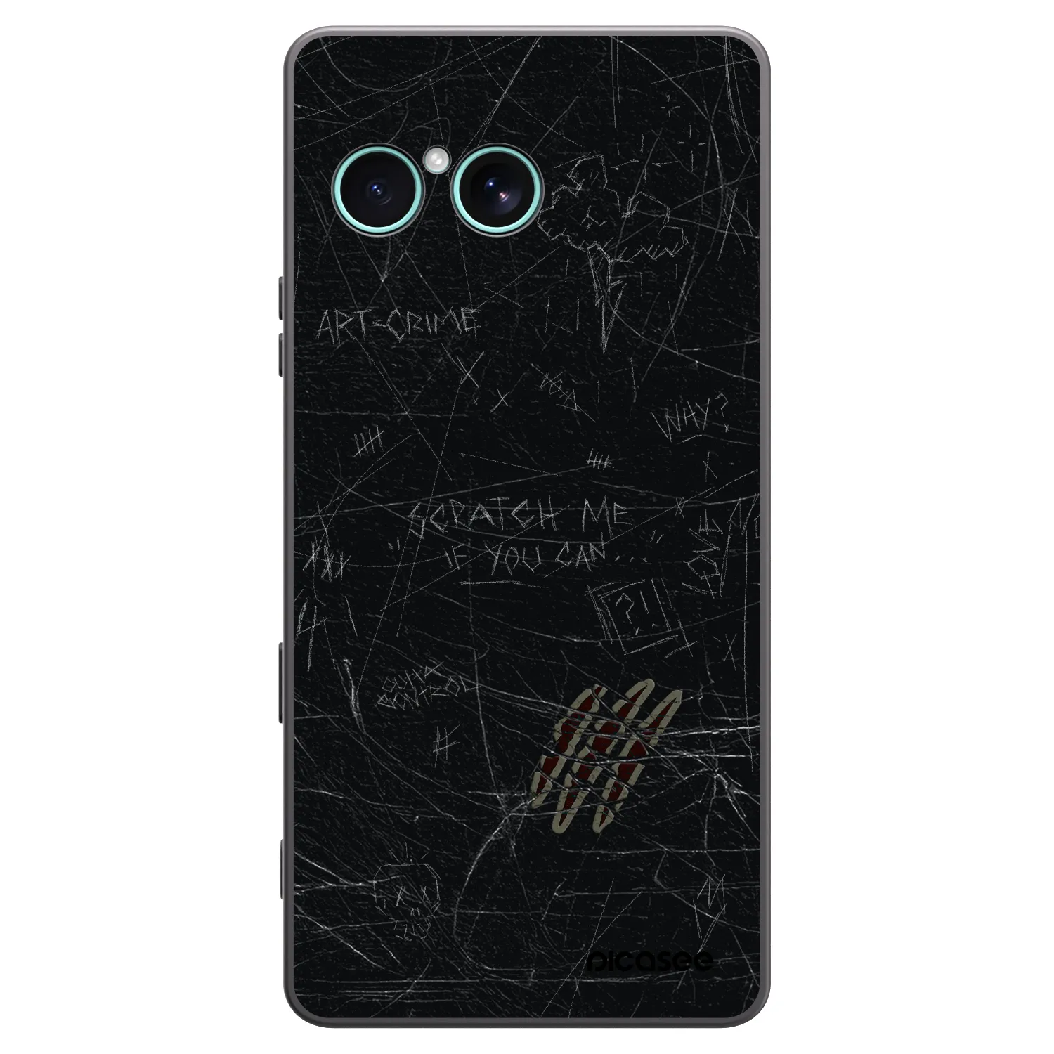 Picasee fekete szilikon tok az alábbi mobiltelefonokra Sony Xperia 10 VII - SCRATCH