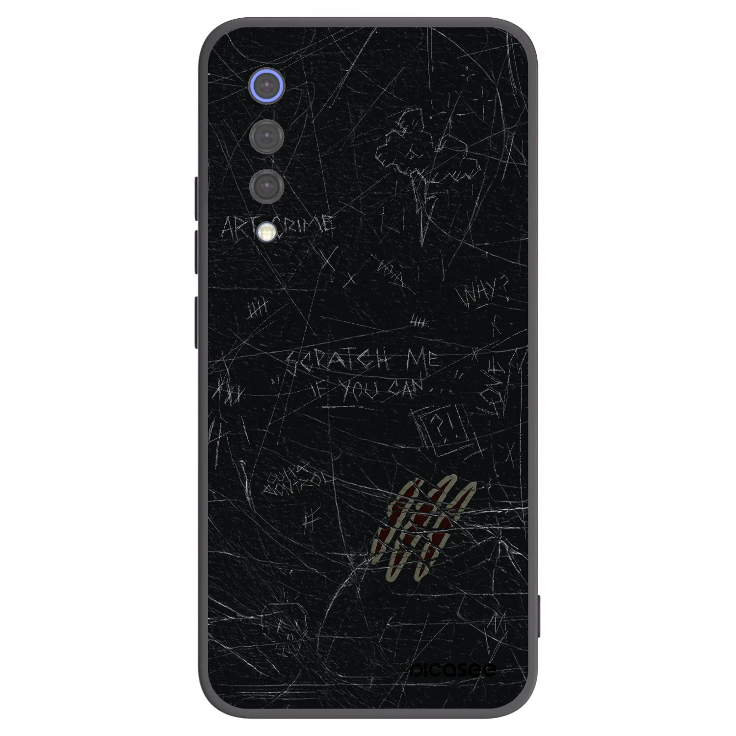 Picasee fekete szilikon tok az alábbi mobiltelefonokra Xiaomi Mi 9 SE - SCRATCH