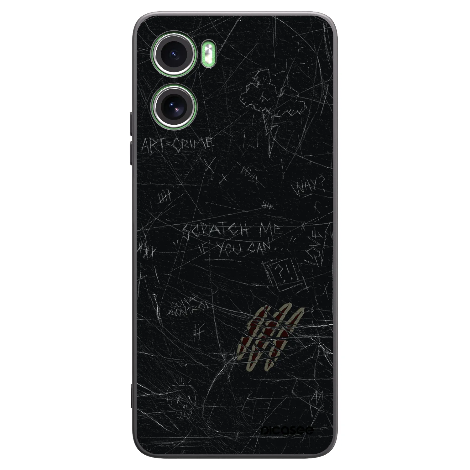 Picasee fekete szilikon tok az alábbi mobiltelefonokra Motorola Moto G06 - SCRATCH