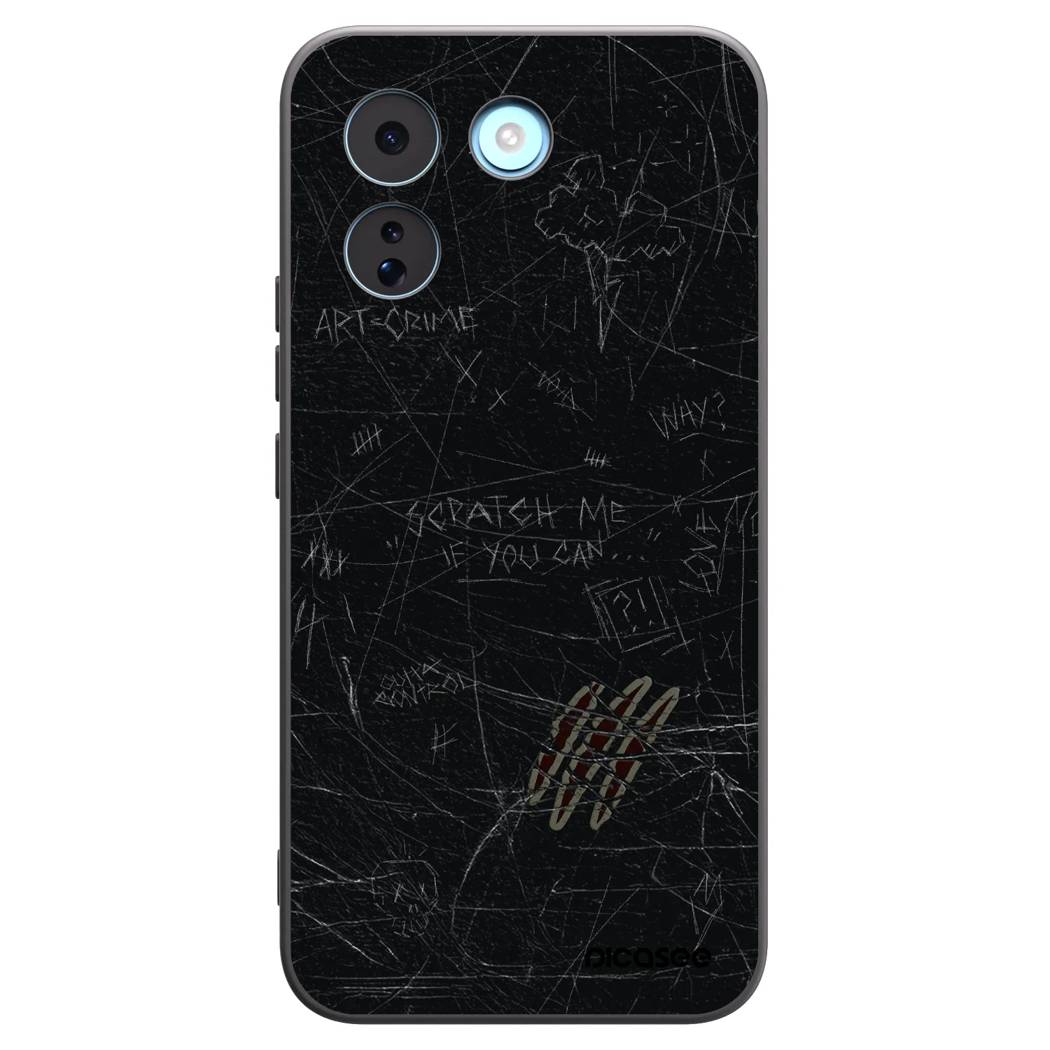 Picasee fekete szilikon tok az alábbi mobiltelefonokra Xiaomi Redmi Note 17 Pro MAX 5G - SCRATCH