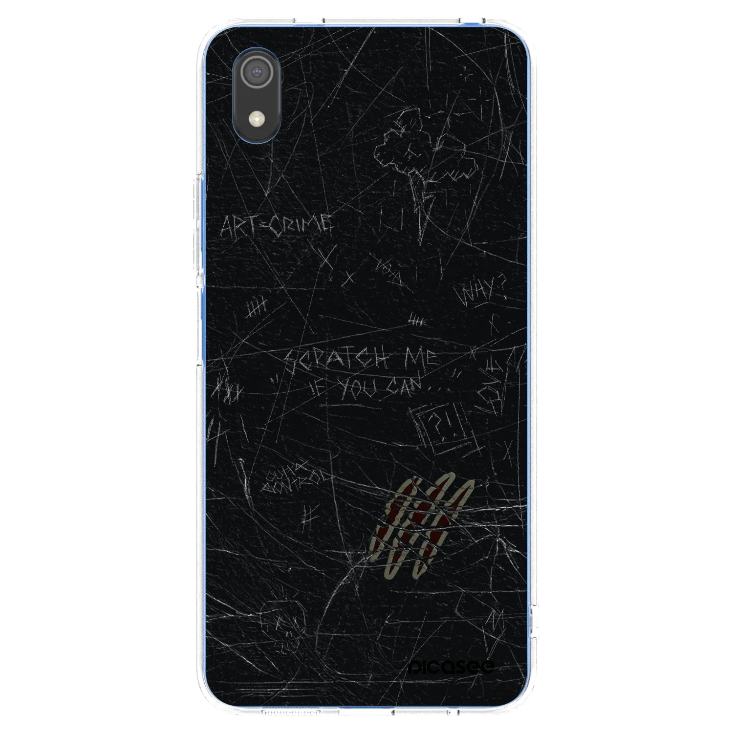 Picasee átlátszó szilikon tok az alábbi mobiltelefonokra Xiaomi Redmi 7A - SCRATCH