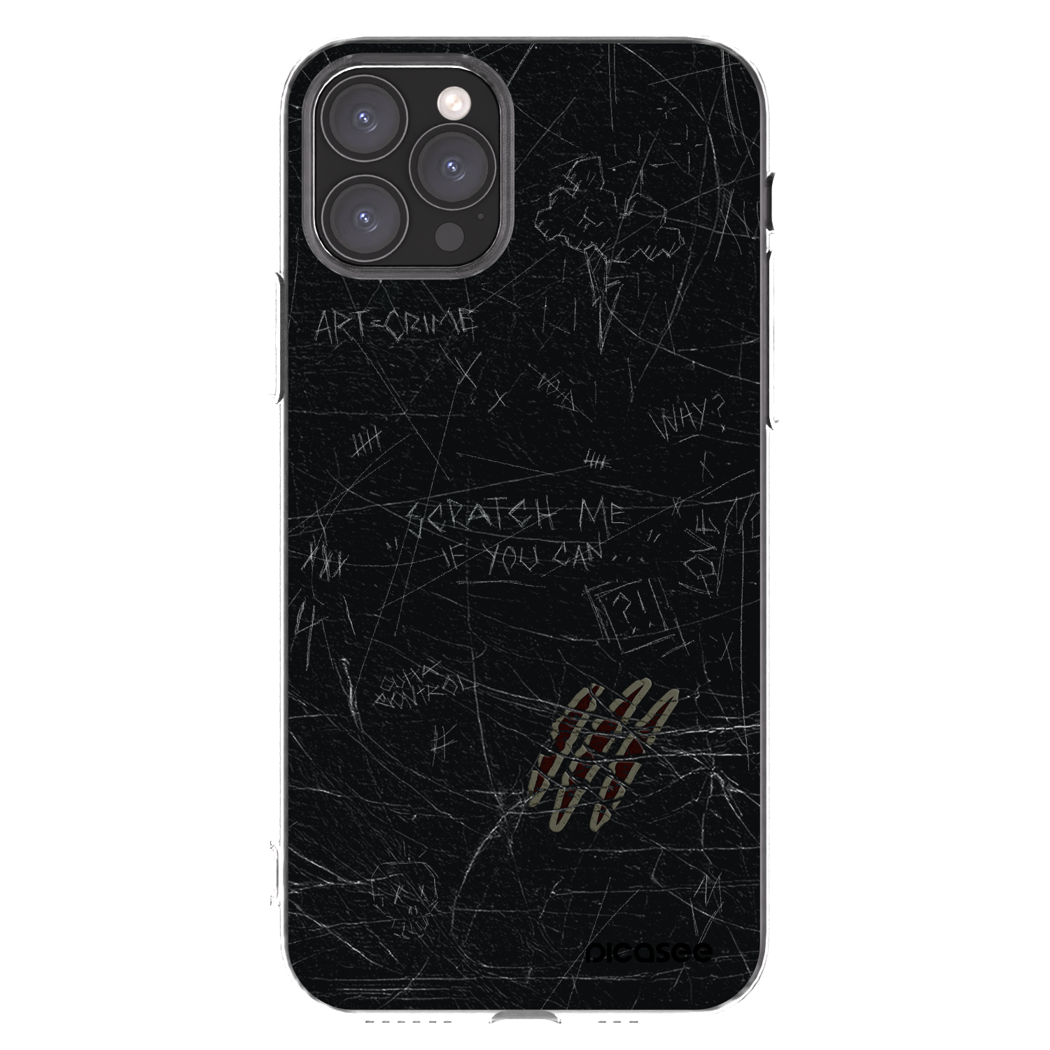 Picasee átlátszó szilikon tok az alábbi mobiltelefonokra Apple iPhone 11 Pro - SCRATCH