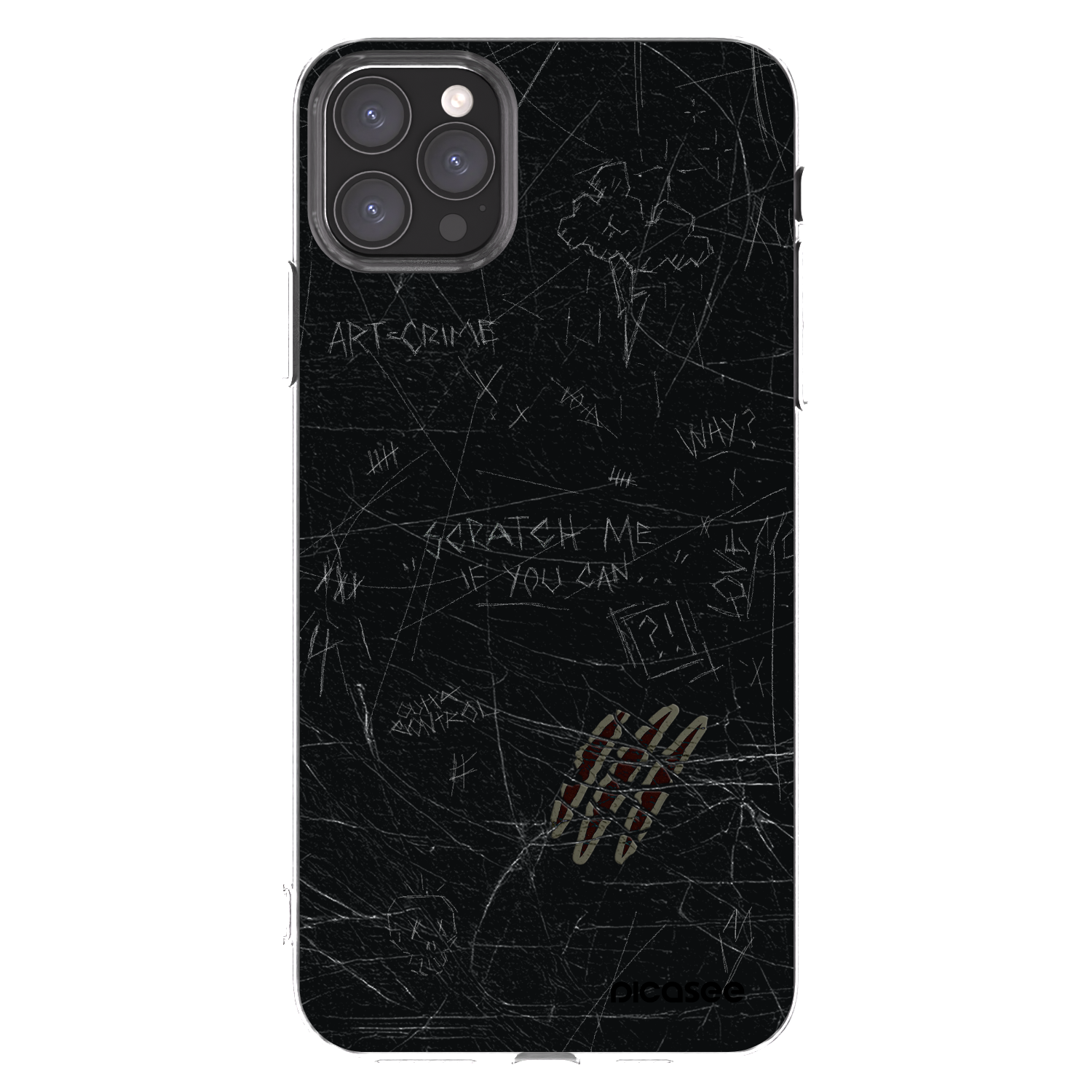 Picasee átlátszó szilikon tok az alábbi mobiltelefonokra Apple iPhone 11 Pro Max - SCRATCH