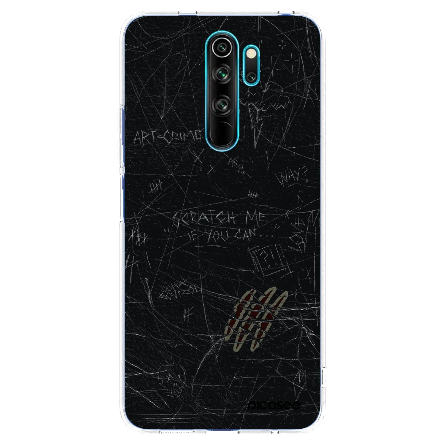 Picasee átlátszó szilikon tok az alábbi mobiltelefonokra Xiaomi Redmi Note 8 Pro - SCRATCH