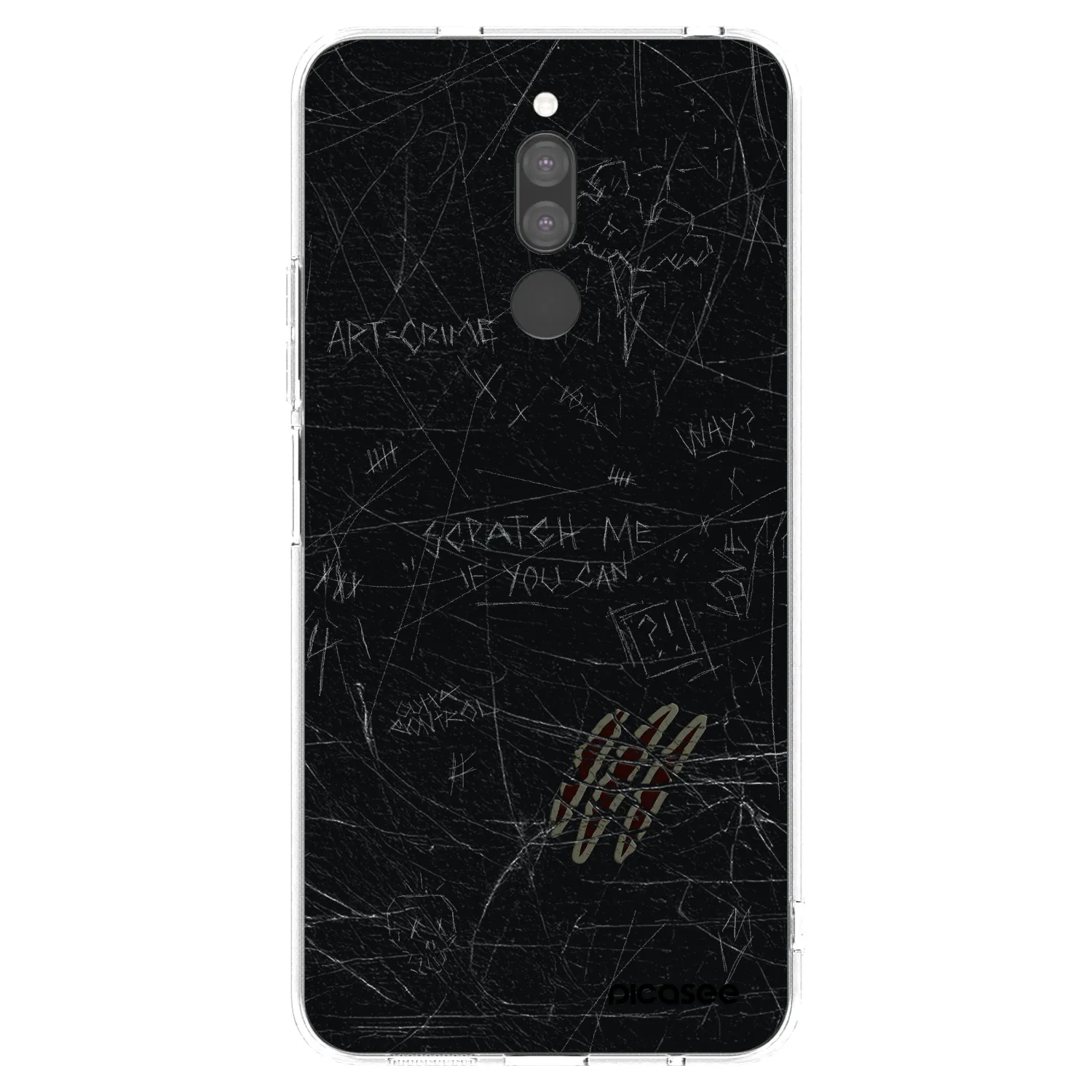 Picasee átlátszó szilikon tok az alábbi mobiltelefonokra Xiaomi Redmi 8 - SCRATCH