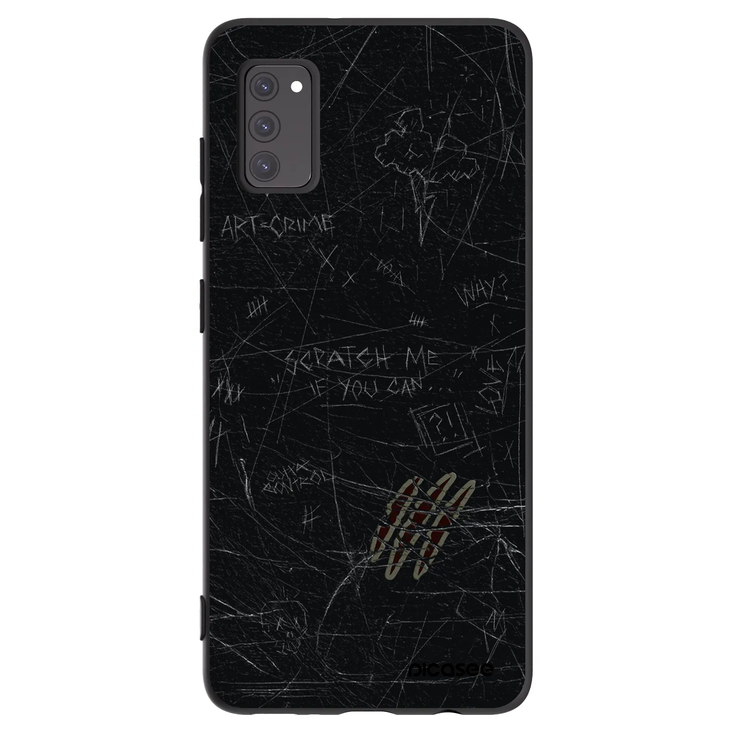 Picasee fekete szilikon tok az alábbi mobiltelefonokra Samsung Galaxy A41 A415F - SCRATCH