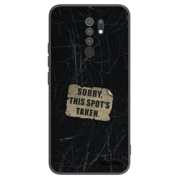 Picasee fekete szilikon tok az alábbi mobiltelefonokra Xiaomi Redmi 9 - SORRY