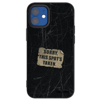 Picasee fekete szilikon tok az alábbi mobiltelefonokra Apple iPhone 12 mini - SORRY