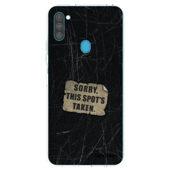 Picasee átlátszó szilikon tok az alábbi mobiltelefonokra Samsung Galaxy M11 - SORRY