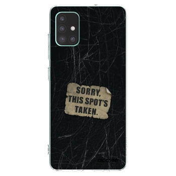 Picasee átlátszó szilikon tok az alábbi mobiltelefonokra Samsung Galaxy M51 M515F - SORRY