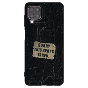 Picasee fekete szilikon tok az alábbi mobiltelefonokra Samsung Galaxy A12 A125F - SORRY