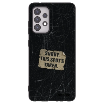 Picasee fekete szilikon tok az alábbi mobiltelefonokra Samsung Galaxy A52 5G A525F - SORRY