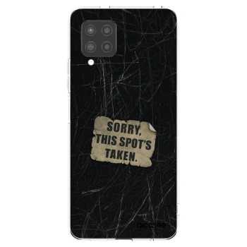 Picasee átlátszó szilikon tok az alábbi mobiltelefonokra Samsung Galaxy A42 A426B - SORRY