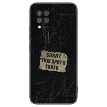 Picasee fekete szilikon tok az alábbi mobiltelefonokra Samsung Galaxy A42 A426B - SORRY