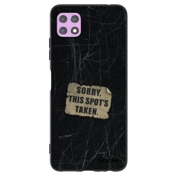 Picasee fekete szilikon tok az alábbi mobiltelefonokra Samsung Galaxy A22 A226B 5G - SORRY