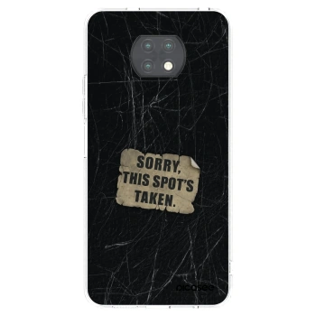 Picasee átlátszó szilikon tok az alábbi mobiltelefonokra Xiaomi Redmi Note 9T - SORRY