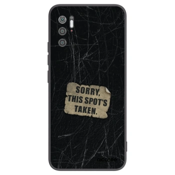 Picasee fekete szilikon tok az alábbi mobiltelefonokra Xiaomi Poco M3 Pro 5G - SORRY