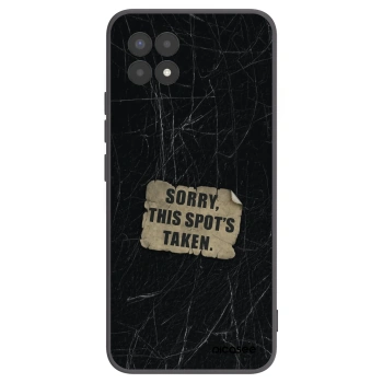 Picasee fekete szilikon tok az alábbi mobiltelefonokra Realme 8i - SORRY