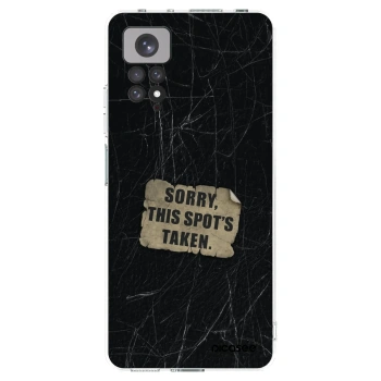 Picasee átlátszó szilikon tok az alábbi mobiltelefonokra Xiaomi Redmi Note 11S 4G - SORRY