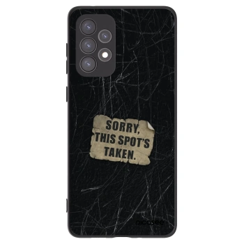 Picasee fekete szilikon tok az alábbi mobiltelefonokra Samsung Galaxy A73 5G - SORRY