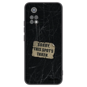 Picasee fekete szilikon tok az alábbi mobiltelefonokra Xiaomi Redmi Note 11S 5G - SORRY
