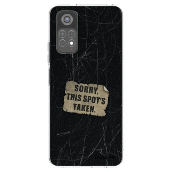 Picasee átlátszó szilikon tok az alábbi mobiltelefonokra Xiaomi Redmi Note 11S 5G - SORRY