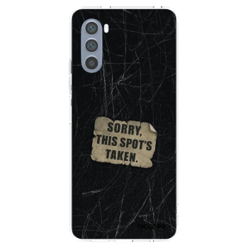 Picasee átlátszó szilikon tok az alábbi mobiltelefonokra Motorola Moto G62 - SORRY