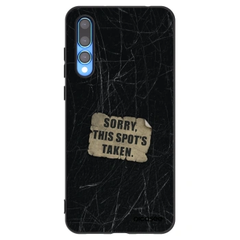 Picasee fekete szilikon tok az alábbi mobiltelefonokra Huawei P20 Pro - SORRY