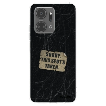 Picasee átlátszó szilikon tok az alábbi mobiltelefonokra Honor X7a - SORRY