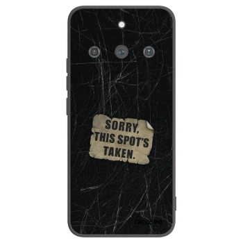 Picasee fekete szilikon tok az alábbi mobiltelefonokra Realme 11 Pro+ - SORRY