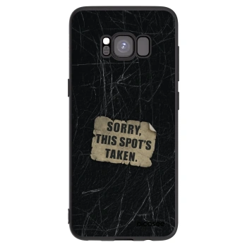 Picasee fekete szilikon tok az alábbi mobiltelefonokra Samsung Galaxy S8 G950F - SORRY