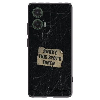 Picasee fekete szilikon tok az alábbi mobiltelefonokra Motorola Moto G35 5G - SORRY