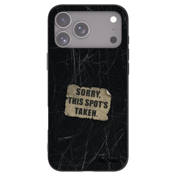 Picasee fekete szilikon tok az alábbi mobiltelefonokra Apple iPhone 17 Pro Max - SORRY