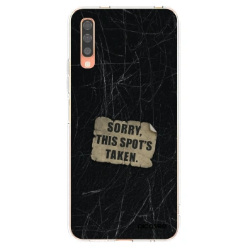 Picasee átlátszó szilikon tok az alábbi mobiltelefonokra Samsung Galaxy A70 A705F - SORRY