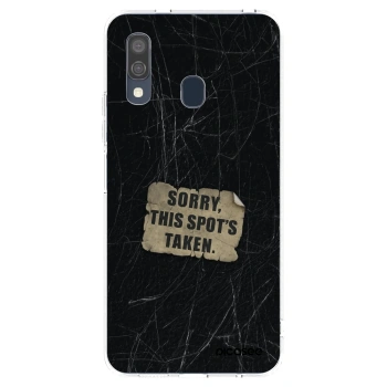 Picasee átlátszó szilikon tok az alábbi mobiltelefonokra Samsung Galaxy A40 A405F - SORRY