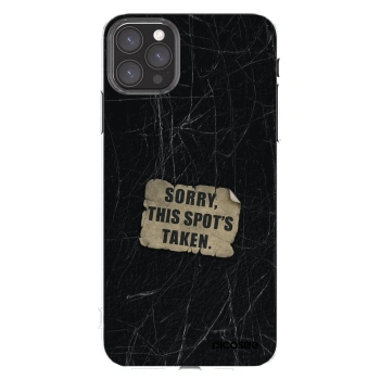 Picasee átlátszó szilikon tok az alábbi mobiltelefonokra Apple iPhone 11 Pro Max - SORRY
