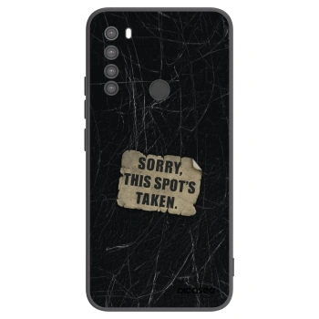 Picasee fekete szilikon tok az alábbi mobiltelefonokra Xiaomi Redmi Note 8 - SORRY