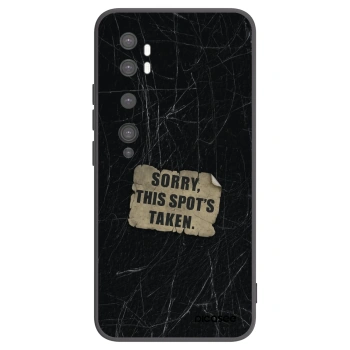 Picasee fekete szilikon tok az alábbi mobiltelefonokra Xiaomi Mi Note 10 (Pro) - SORRY