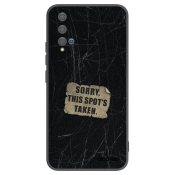 Picasee fekete szilikon tok az alábbi mobiltelefonokra Huawei Nova 5T - SORRY