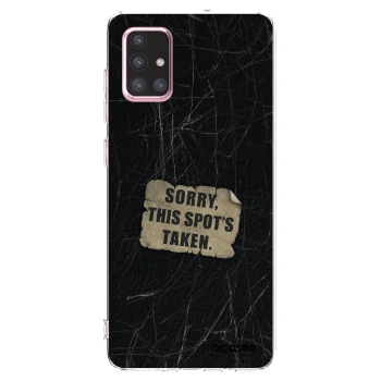 Picasee átlátszó szilikon tok az alábbi mobiltelefonokra Samsung Galaxy A71 A715F - SORRY