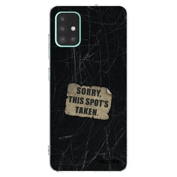 Picasee átlátszó szilikon tok az alábbi mobiltelefonokra Samsung Galaxy A51 A515F - SORRY