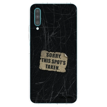 Picasee átlátszó szilikon tok az alábbi mobiltelefonokra Samsung Galaxy A30s A307F - SORRY