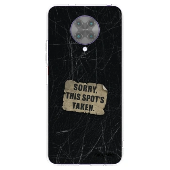 Picasee átlátszó szilikon tok az alábbi mobiltelefonokra Xiaomi Poco F2 Pro - SORRY