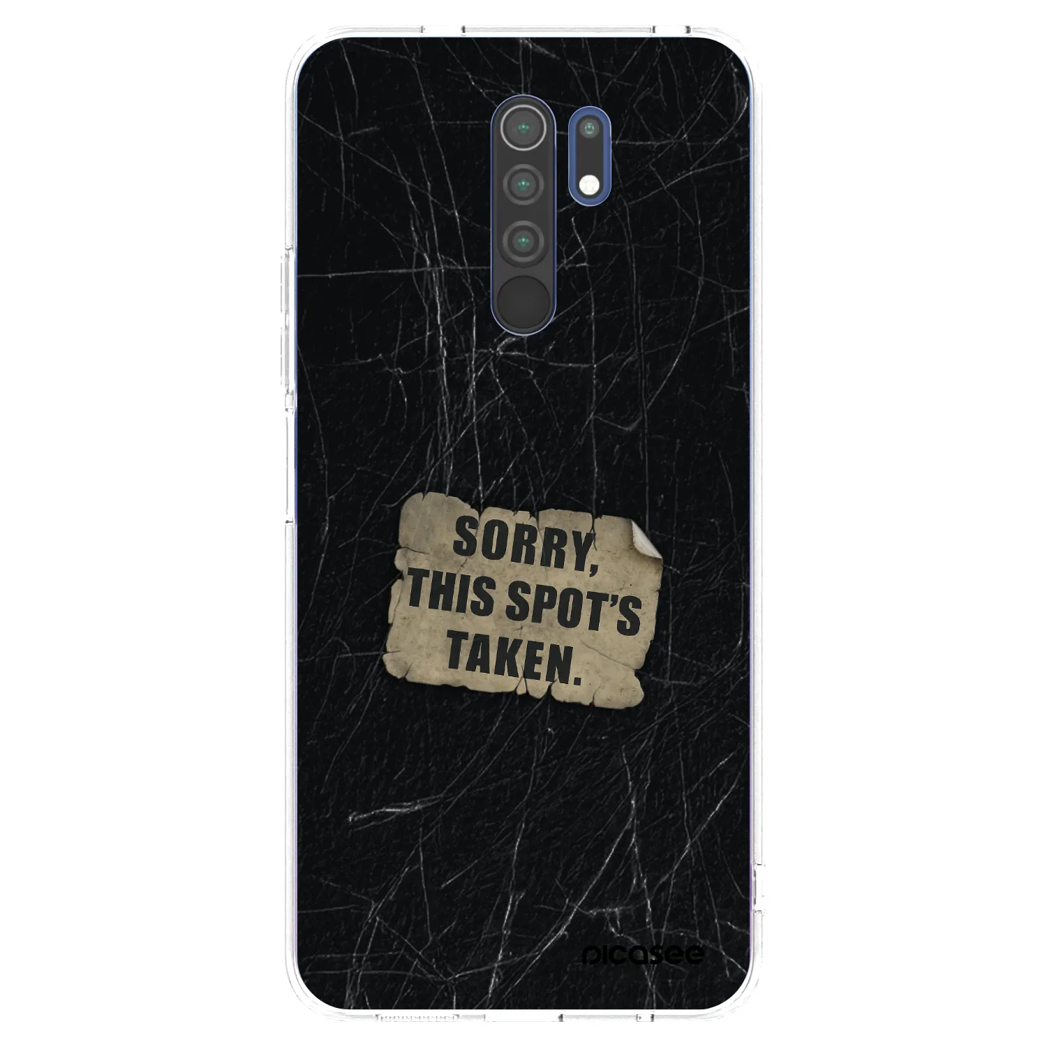 Picasee átlátszó szilikon tok az alábbi mobiltelefonokra Xiaomi Redmi 9 - SORRY